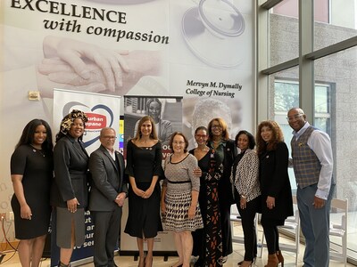 Representatives from Suburban Propane, the American Red Cross, and The Links, Incorporated Beverly Hills West (CA) Chapter, join Inglewood Mayor, James T. Butts in commemorating the life and work of Dr. Charles R. Drew - a pioneer in the field of blood transfusions. (Photo courtesy of Suburban Propane).