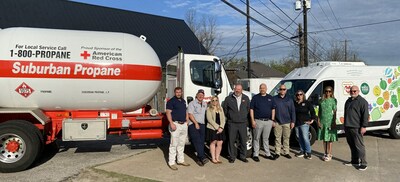 Representatives from Suburban Propane and Keep Austin Fed collaborated today to alleviate food insecurity in the Austin area. Volunteers from Suburban Propane helped sort high-quality rescued food at Keep Austin Fed’s walk-in cooler location to prepare it for redistribution to community members in need.