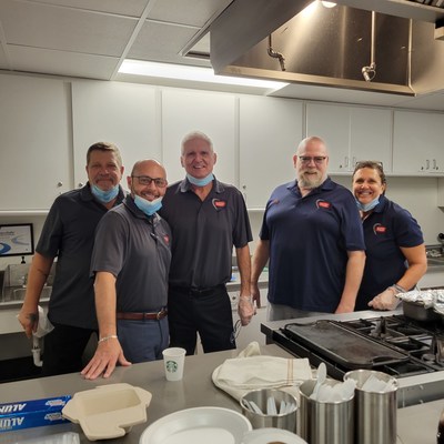 Volunteers from local Suburban Propane customer service centers were on hand to assist the Veterans Place staff in serving a special Monday morning breakfast to residents and veterans visiting the organization’s resource center in Pittsburgh, PA.
